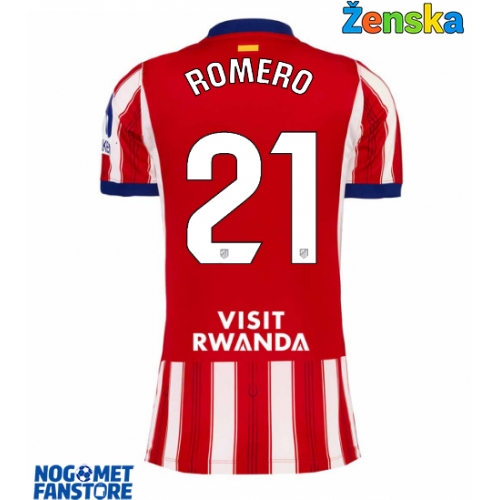 Atletico Madrid Cristian Romero #21 Domaci Dres za Ženska 2026-27 Kratak Rukav